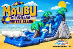 18' Malibu Splash Dual Lane Slide