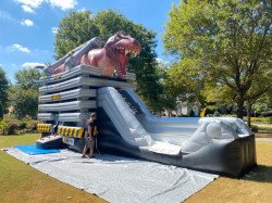 T Rex inflatable bounce house atlanta 1665236009 T-Rex XL Bounce and 15' Slide