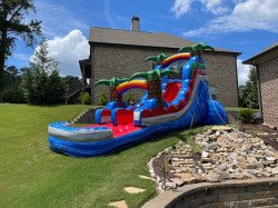Tropicalrush 1680028660 16' Tropical Island Rush Waterslide