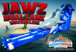 33' Jawz Great White Dual Lane Water Slide (All Weekend Pric