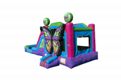 Butterfly combo bounce and slide2 1695837708 Butterfly Dual Lane Bounce and Slide Combo