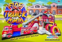 Fire Truck Bounce and Slide