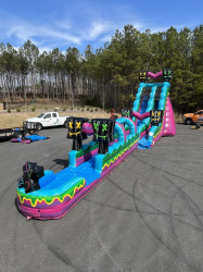 Level up gamer water slide SNS 1711973242 19' Level Up Gamer Water Slide with Slip N Slide