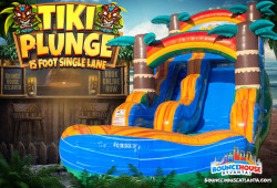 15' Tiki Plunge Slide