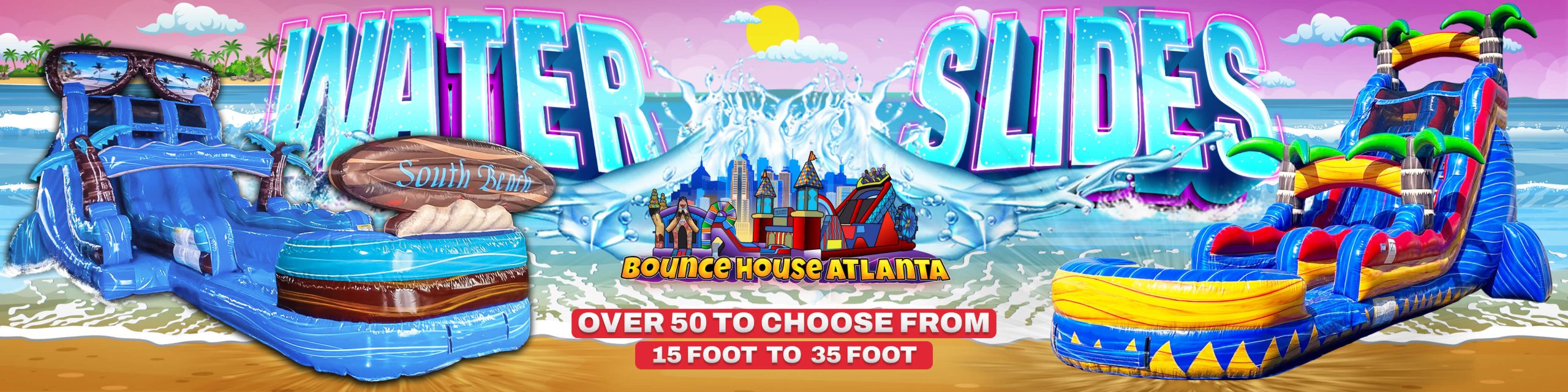 Bounce House Atlanta Benner Water Slide Rentals Atlanta scaled Water Slides