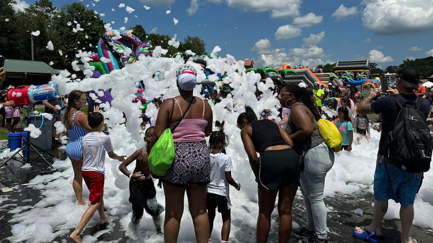 Comparing costs: bounce house vs foam party