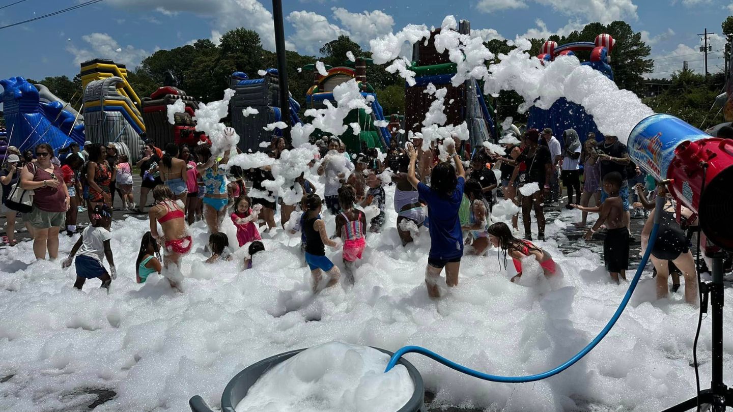 Foam party: a modern twist on party entertainment