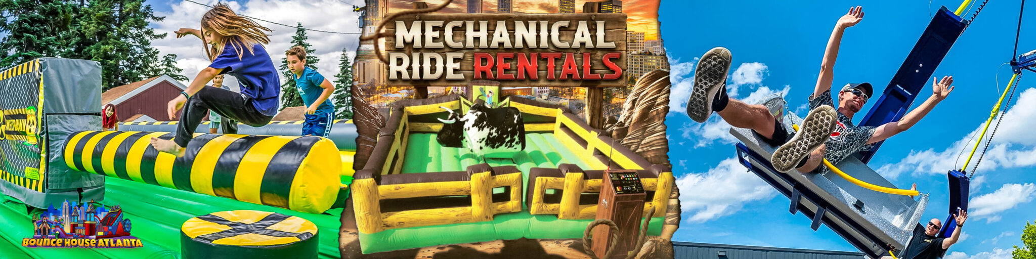 Mechanical Ride Rentals In Alpharetta, GA - Bounce House Atlanta