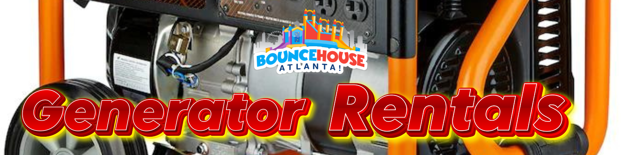 Generator Rentals In Atlanta, GA. - Bounce House Atlanta