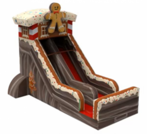 Christmas slide inflatable rental for holiday event in Alpharetta
