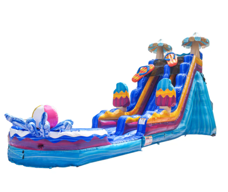 19' Pool Party Water Slide