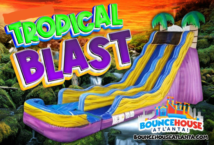 20' Tropical Blast Water Slide