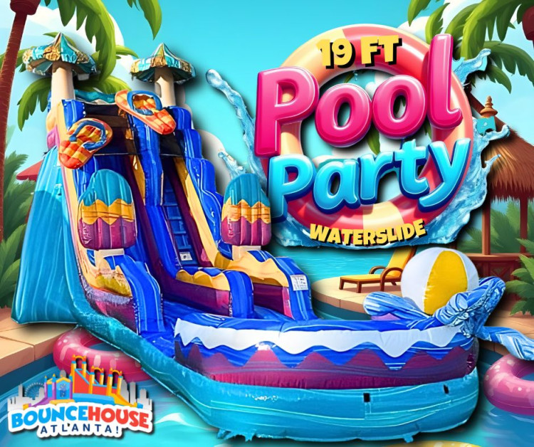 19' Pool Party Water Slide