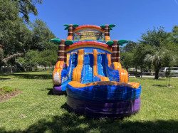 Tiki plung 15 dual 1748972526 15' Tiki Plunge Dual Lane Water Slide