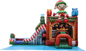 Elf on the Shelf combo bounce house rental for Alpharetta holiday party