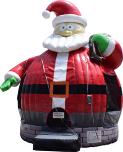 Santa Bounce House Rental Atlanta Santa bounce house rental for Atlanta community winter festival