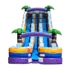 24 tropical paradise dual lane slide 1760119142 24' Tropical Paradise Dual Lane Water Slide