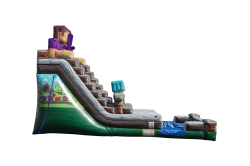 18' Minecraft Water Slide 18 minecraft dual lane water slide2 1765392930 18' Minecraft Water Slide