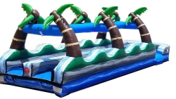 3520Tropical palms slip n slide2 1765394169 35' Tropical Palms Dual Lane Slip N Slide