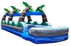 3520Tropical palms slip n slide 1765394169 35' Tropical Palms Dual Lane Slip N Slide