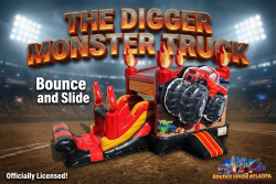 The Digger Monster Truck Bounce and Slide