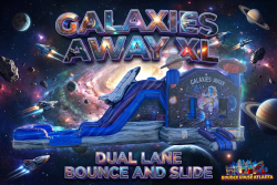 Galaxies Away XL Dual Lane Bounce & Slide Combo