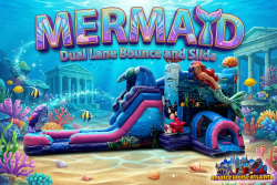Mermaid Dual Lane Combo Bounce and Slide