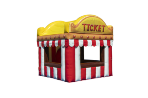 Inflatable Ticket Booth Rental Atlanta Inflatable ticket box booth rental for school carnival ticket sales in Atlanta
