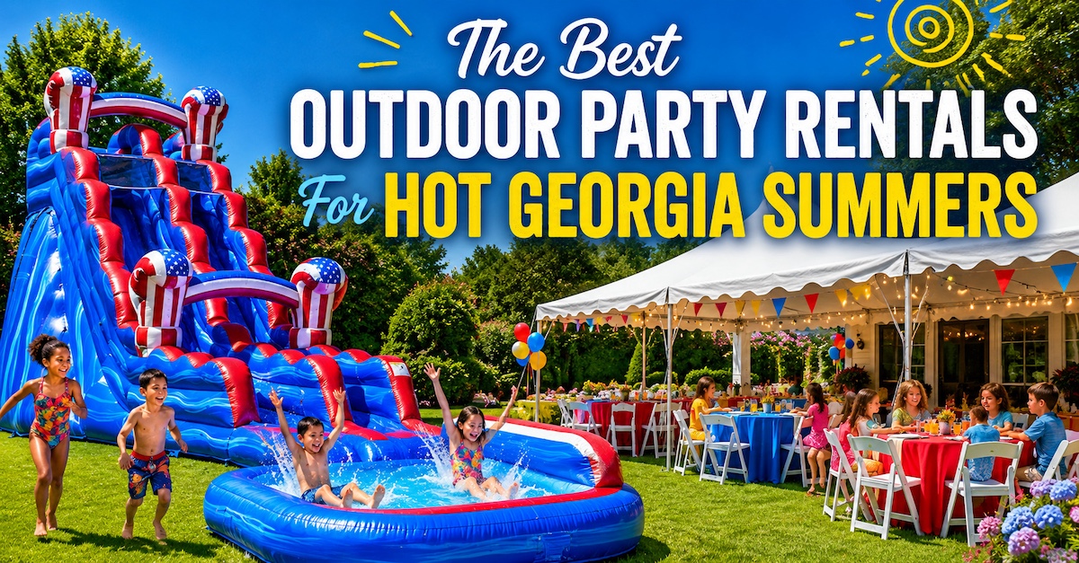 The most fun Outdoor Party Rentals For Hot Georgia Summers 2026 Bounce House Atlanta