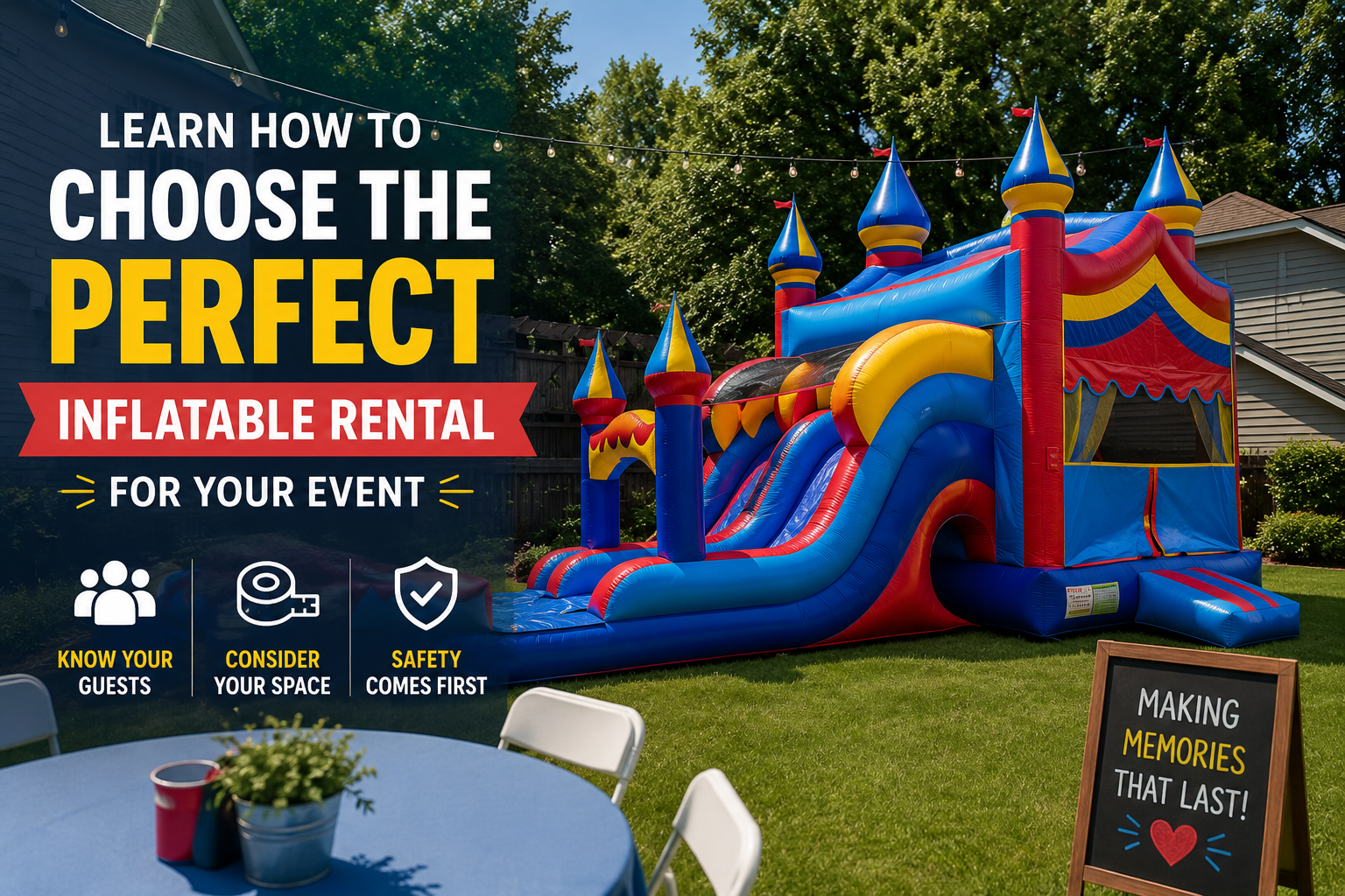 How to Choose the Perfect Inflatable Rental for Your Event