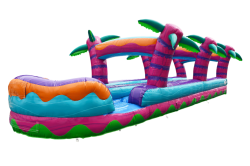 3520Tropical20Hurrican20DL20Slip20n20Slide20IP20Marble20P 5 35' Dual Lane Tropical Hurricane Slip & Slide