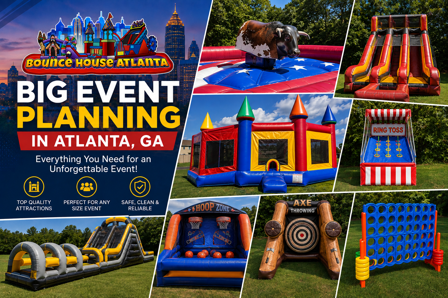 Big Event Planning Made Easy | Bounce House Atlanta