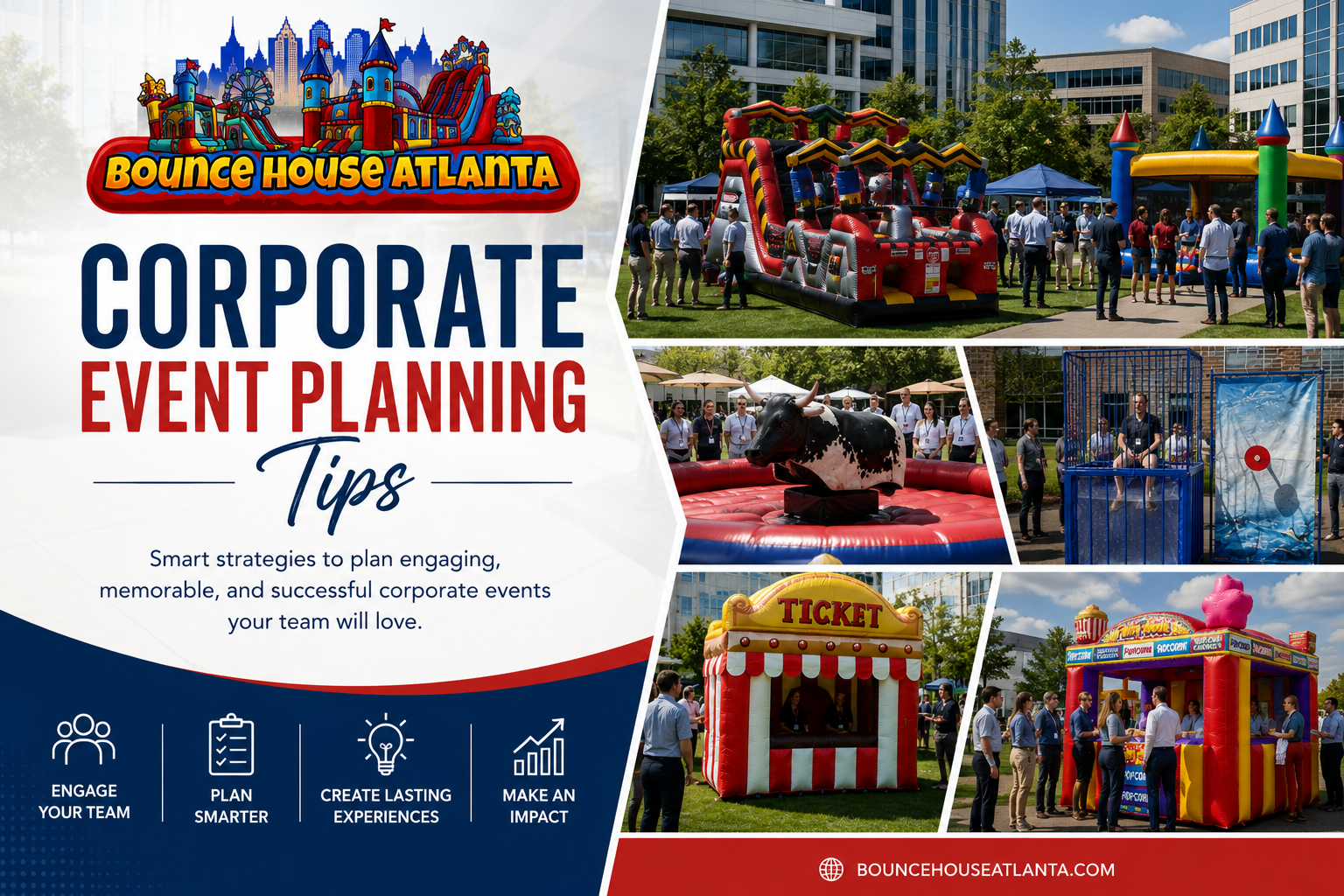 Corporate Events Planning Tips - Bounce House Atlanta