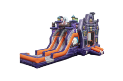 Halloween mansion combo 1790778416 Halloween Mansion Bounce & Dual Lane Slide Combo