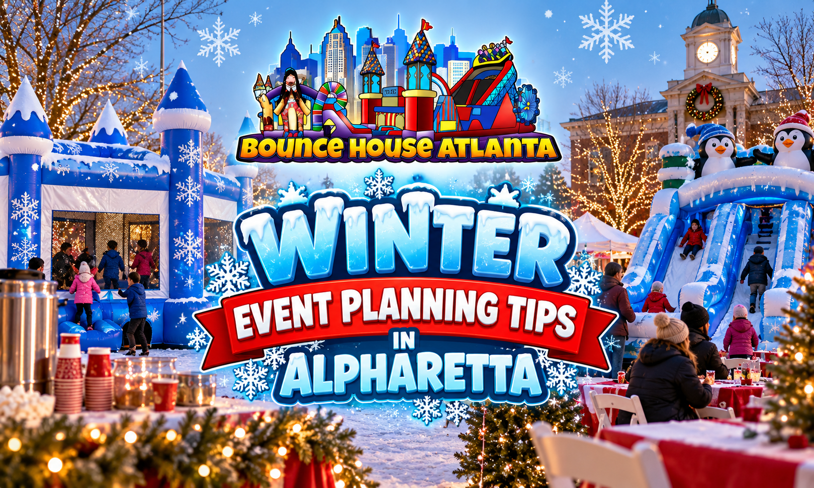 Winter Event Planning Tips in Alpharetta, Ga | Bounce House Atlanta